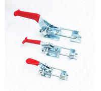 Chiloskit Lot de 2 loquets robustes réglables en U autobloquants Capacité 900 kg (grand)