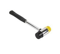 Chiloskit Maillet en caoutchouc à double tête de 22,9 cm de long pour la fabrication de bijoux, maillet, vitrage, sol, installation et réparation