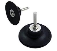 Chiloskit Roloc Lot de 2 supports de disque de polissage à tige 1/4 pour perceuse et ponceuse (5,1 cm)
