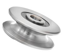 Chiloskit - Roulements à billes en acier inoxydable - 8 mm - 250 kg - Poulie en métal - Roulements en corde - Pour guide de levage - Diamètre intérieur : 40 mm