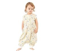 Chils uessy Gigoteuse Bébé sans Manches été Gigoteuse Gigoteuse Sacs de couchage couverture 100% coton 0.5 Tog Été Sleeping Bag chat M/Koerpergroesse 80-90cm
