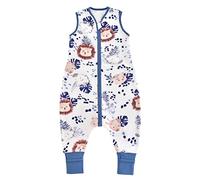 Chilsuessy 100% coton Sac de couchage pour bébé 0.5 tog Gigoteuse d'été à Pieds Combinaison Fille Garçon Sac de Couchage, Lion de la jungle, 80cm/Taille Bébé 90-100cm