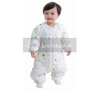 Chilsuessy Gigoteuse amovible pour bébé - Manches d'hiver - Gigoteuse avec pieds - Gigoteuse toute l'année en coton - Pour garçon et fille - Unisexe Wald 110/Koerpergroesse 115-130cm