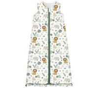 Chilsuessy Gigoteuse Bébé Fille Garçon Hiver Pyjama, Tog 2.5 Coton Turbulette Gigoteuse Longueur Ajustable, La forêt des Lions,