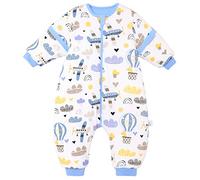 Chilsuessy Gigoteuse Bébé Hiver à Pieds Manches Amovibles, Avions, 90cm/taille du bébé 95-105cm/Tog 2.5