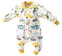 Chilsuessy Gigoteuse Bébé Hiver à Pieds Manches Amovibles, Voitures, 80cm/taille du bébé 85-95cm/Tog 2.5