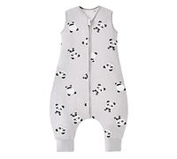 Chilsuessy Gigoteuse d'été à Pieds Combinaison Fille Garçon Sac de Couchage Turbulette 0.5 tog, Le panda mignon, 90cm/Taille Bébé 100-110cm