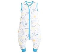 Chilsuessy Gigoteuse d'été à Pieds Combinaison Fille Garçon Sac de Couchage Turbulette 0.5 tog, Moulin à vent, 90cm/Taille Bébé 100-110cm