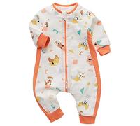 Chilsuessy Gigoteuse d'été pour bébé - Avec manches amovibles - 1 tog - 100 % coton - Gigoteuse d'été avec pieds - Pour enfant - Motif koala - Taille L - Hauteur : 85-95 cm