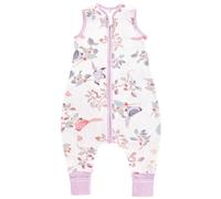 Chilsuessy Gigoteuse pour bébé - 1,5 tog - 100 % coton - Gigoteuse toute l'année - Pieds inclus