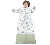 Chilsuessy Gigoteuse pour Bébé Mixte, Turbulette Fille Garçon Tog 2.5 Hiver à Manches Longues Amovibles, 2.5 Tog/La Ferme heureuse, L(120cm)/taille bébé 100-120 cm