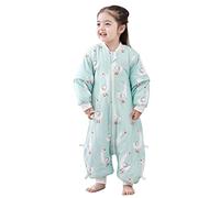 Chilsuessy Sac de Couchage d'hiver pour Bébé, Gigoteuses Douillette à Pieds, Grenouillère Manche Longue Amovible, Turbulette Primtemps Hiver Chaud, Cygne mignon/3,5 Tog, L/taille bébé 95-105cm