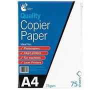 Chiltern Wove Papier à photocopie pour photocopieuse, imprimante laser et imprimante jet d’encre 100 feuilles A4 75 g/m²