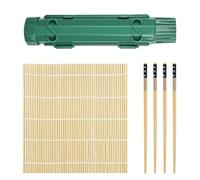 Chiluxendo kit Sushi, Appareil Machine a Mamie Moule Maki, Roller Sushi Maker Rouler Les Sushis Manuelle Bazooka DIY, kit Sushi Complet Ensemble de Fabricant Making Ustensiles Cuisine