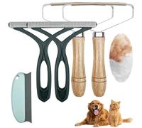 Chiluxendo Lot de 5 Rasoir Anti Bouloche Manuel, Brosse Anti Poils Animaux, Nettoyeur de Peluche, Lint Remover, Retire Ramasse Coupe Rase, Rasoirs Anti-bouloche, Enlever Les Poil pour Vêtements