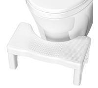 Chiluxendo Tabouret, WC Marche Pied pour Salle de Bain Repose, Physiologique Maison Repose-Pieds de Toilette, Tabouret de Merde Accroupi Portatif Plastique D'Appoint pour Toilettes Constipation