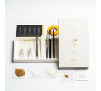 Chimahaga Kintsugi Kit de Réparation pour Débutants -Basic- Véritable Or Japonais Traditionnel Kintsugi Kit Urushi DIY