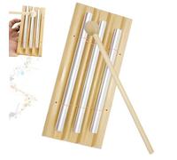 Chime Energy Instrument à percussion 3 tons avec maillet, carillon en bois, instrument de percussion pour enseignants, salle de classe, outil de gestion de la baguette sonore, cadeau