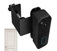 Chime Mount Support pour caméra extérieure sans perçage | Support de carillon vidéo réglable pour appartement, maison, locateur, sécurité, entreprise, maison, chambre, copropriété