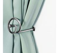 CHIMEI Lot de 2 embrasses de Rideaux argentées Curtian pour Rideaux, guirlandes décoratives pour Mur, faciles à Installer, parfaites pour la décoration de la Maison