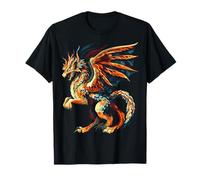 Chimera Mythique Motif Fantaisie Illustration Chimera T-Shirt