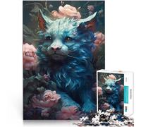 Chimère ludique Puzzles pour Adolescents de 1000 pièces Soulagement du Stress avec des pièces de Formes aléatoires entièrement imbriquées 38x26cm