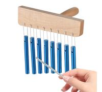 Chimes à main, barre de bar - Maison de 8 tons avec bâton de knock, décoration musicale, accessoires de méditation, instruments de du son pour la gestion de la salle de classe