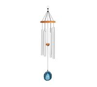 Chimes Sonic Energy Agate 29" Argent