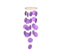 CHIMES VINCIO DI MASSHELL - ORNNEMENT DE BEACH BEACH | Coquillages naturels, tons apaisants, design artisanat | Idéal pour porche, jardin, maison côtière, décoration d'été, cadeau pour femme, ra