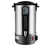 CHIMHOON Fondeur de cire électrique en acier inoxydable, 8 l, 1100 W, pour bougies avec affichage numérique LED, température réglable de 30 à 100 °C, pour la fabrication de bougies, aromathérapie