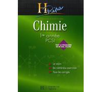 Chimie 1e année PCSI