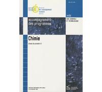 Chimie 1e S - Accompagnement Des Programmes