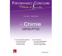 Chimie 1re année MPSI-PTSI - Vincent Tejedor - Technique Et Documentation - broché - Scolaire / Universitaire