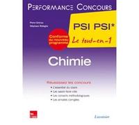 Chimie 2e année PSI PSI* Vincent Tejedor (Auteur), Stéphane Rédoglia (Auteur), Pierre Grécias (Auteur)