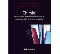Chimie 3 2011 - Andy Burrows - De Boeck Supérieur - broché - Scolaire / Universitaire