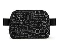Chimie Abstraite des Sciences,Sac Banane carré de Voyage, Sac de Poitrine décontracté, Sac Banane pour Hommes et Femmes