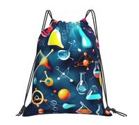 Chimie Abstraite Des Sciences Unisexe Sac À Dos À Cordon Grand Sacs De Gym Résistant Gym Sack Pour Plage Natation Gymnastique