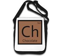 Chimie Atomic Symbol Sac Bandoulière Chocolat Blanc