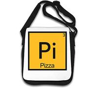 Chimie Atomique Symbole pour Pizza Drôle Sac Bandoulière Blanc