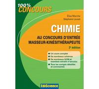 Chimie au concours d'entrée Masseur-Kinésithérapeute - 2e éd.