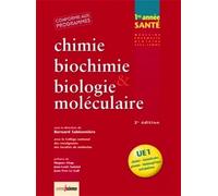 Chimie, biochimie et biologie moléculaire UE1 - Atomes, biomolécules, génome, bioénergétique, métabolisme. - Bernard Sablonnière - Omniscience Eds - broché - Etude