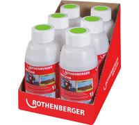 Chimie de nettoyage Rothenberger ROPULS ROCLEAN pour systèmes de chauffage par le sol 6 bouteilles - 1500000201