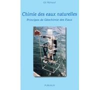 Chimie des eaux naturelles.: Principes de géochimie des eaux