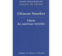 Chimie Des Matériaux Hybrides