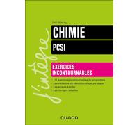 Chimie Exercices incontournables PCSI