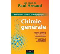 Chimie générale: Les cours de Paul Arnaud