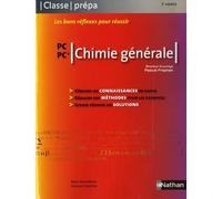 Chimie Générale - PC-PC* Classe Prépa Livre