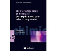 Chimie inorganique et générale : des expériences pour mieux comprendre !