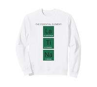 Chimie Latine Jeu de Mots Tableau périodique Science Humour Geek Sweatshirt