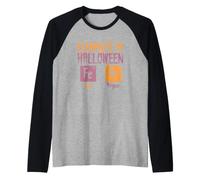 Chimie Lover Halloween Science Elements of Halloween Manche Raglan